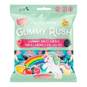Gummy Rush Gummy Unicorns Candy 3.1oz 12ct